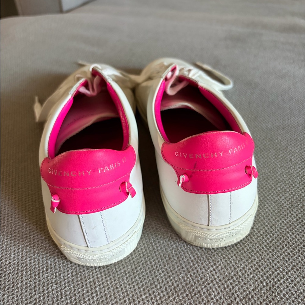Givenchy Urban Knot Street Sneakers Pink and White - Picture 2 of 7